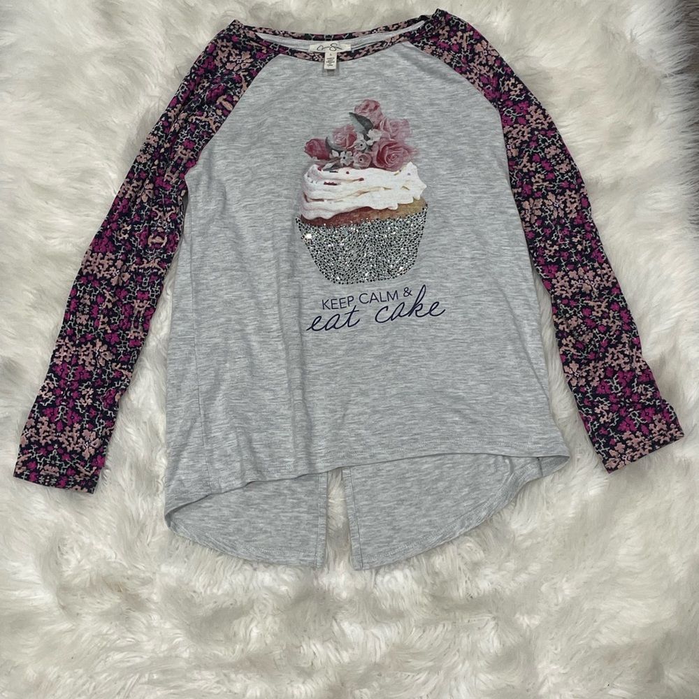 Jessica Simpson girl’s long sleeve top size L